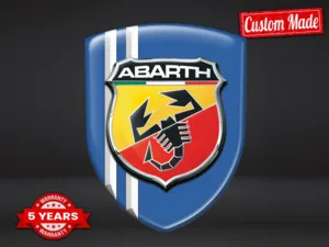 Fiat Abarth Pegatinas Logo Vinilo Carreras Alta Calidad Profesional